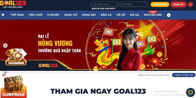 Vị thế vững chắc như bàn thạch của nền tảng Goal123